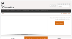 Desktop Screenshot of musethica.org